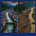 Vorher-Nachher-Vergleich eines Ortes in Nepal vor und nach der schweren Flutkatastrophe 2026.